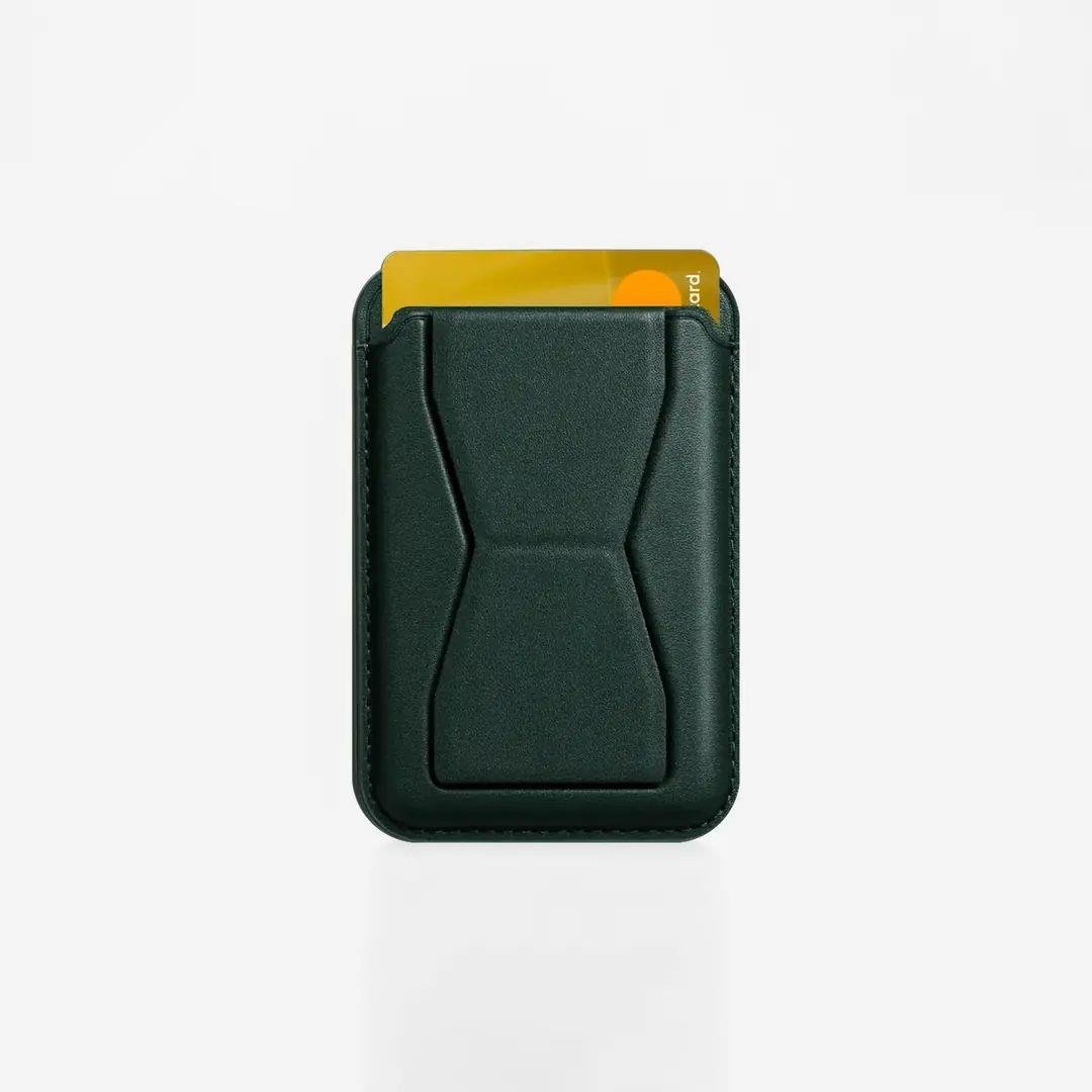 MagSafe Cüzdan & Stand MagSafe Cüzdan & Stand - Gece Mavisi | bastcase - Farklı Açı Duruşu