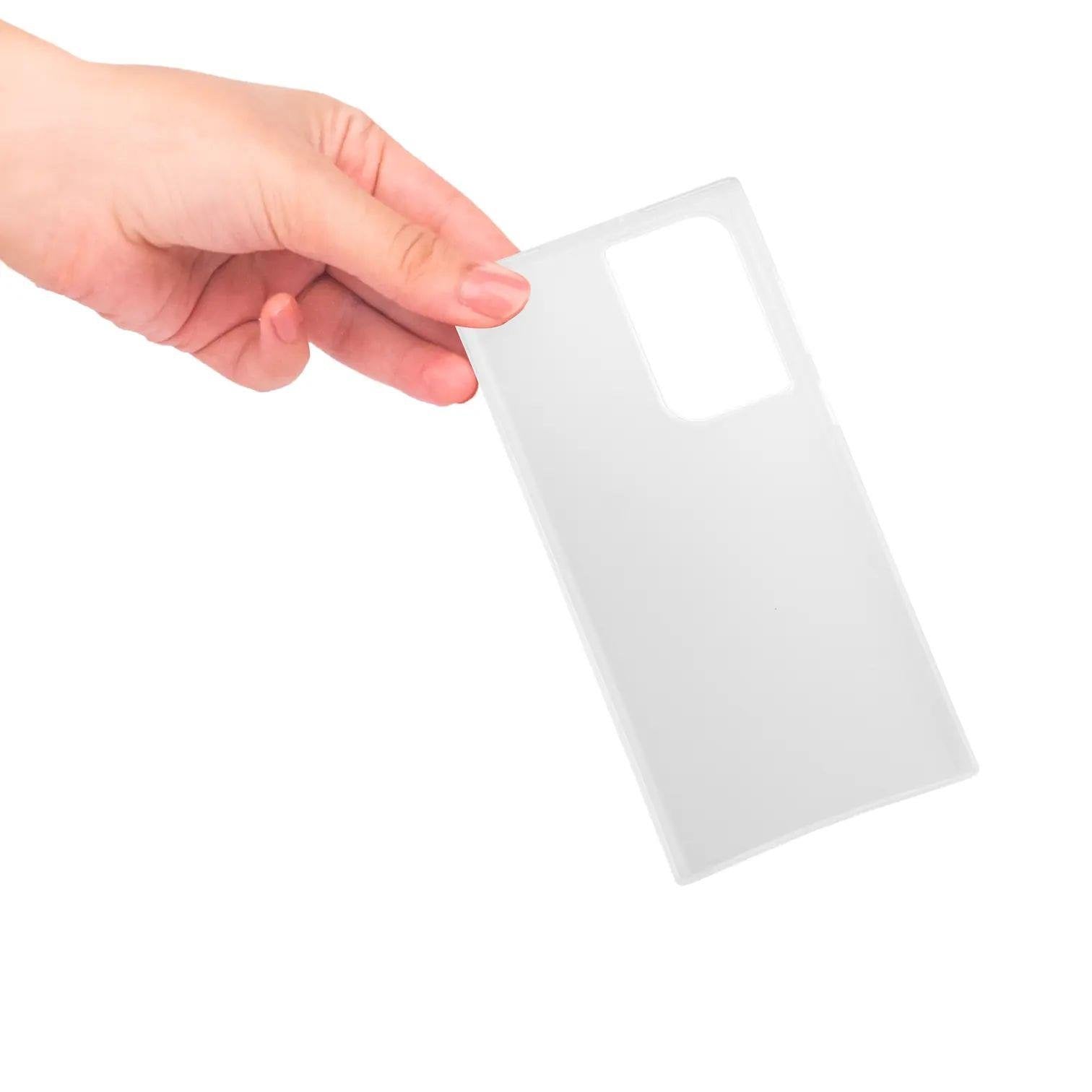 Samsung Note 20 Ultra İnce Telefon Kılıfı - Beyaz | bastcase - Ön Yüzey Görünümü