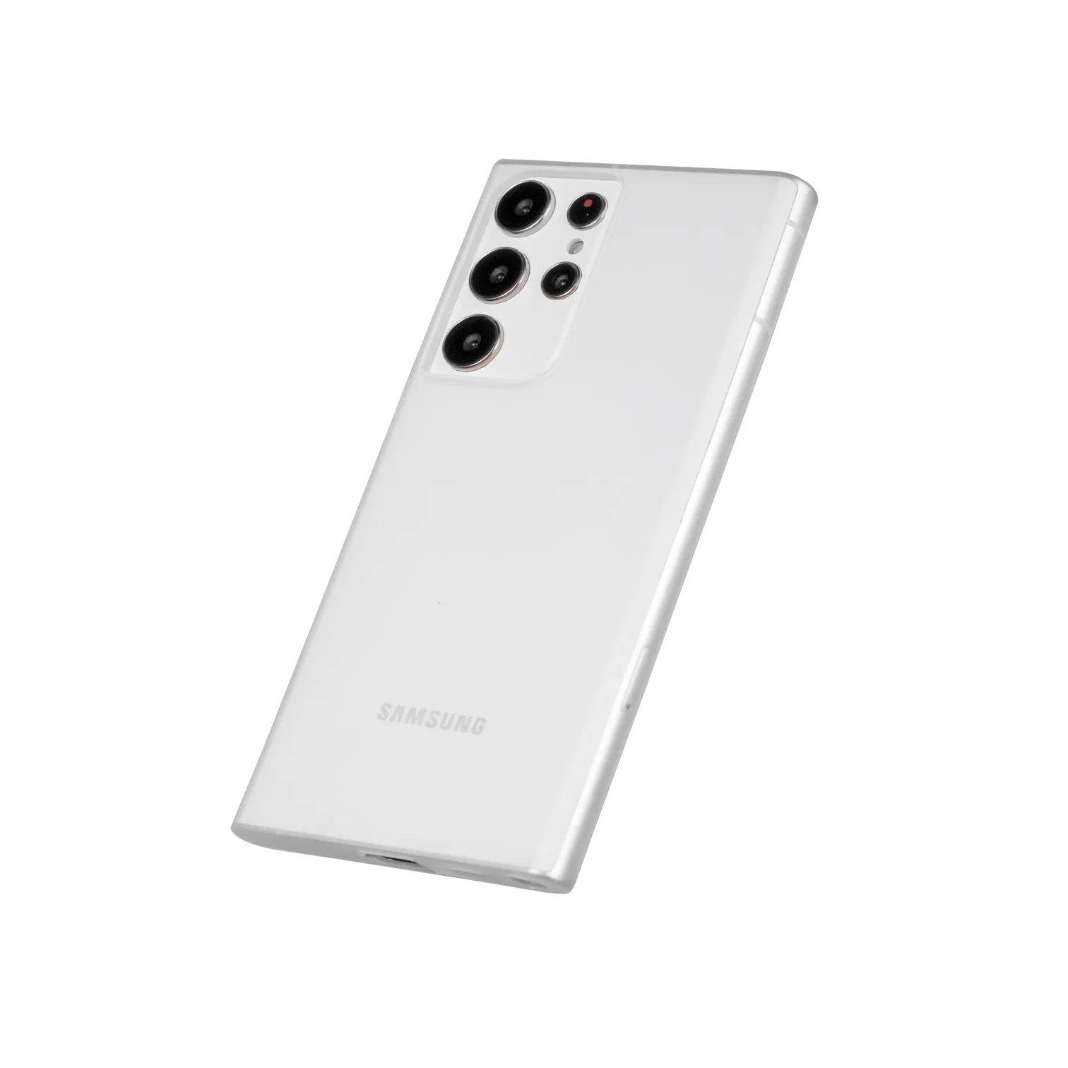 Samsung Note 20 Ultra İnce Telefon Kılıfı - Beyaz | bastcase - Kamera Koruma Alanı