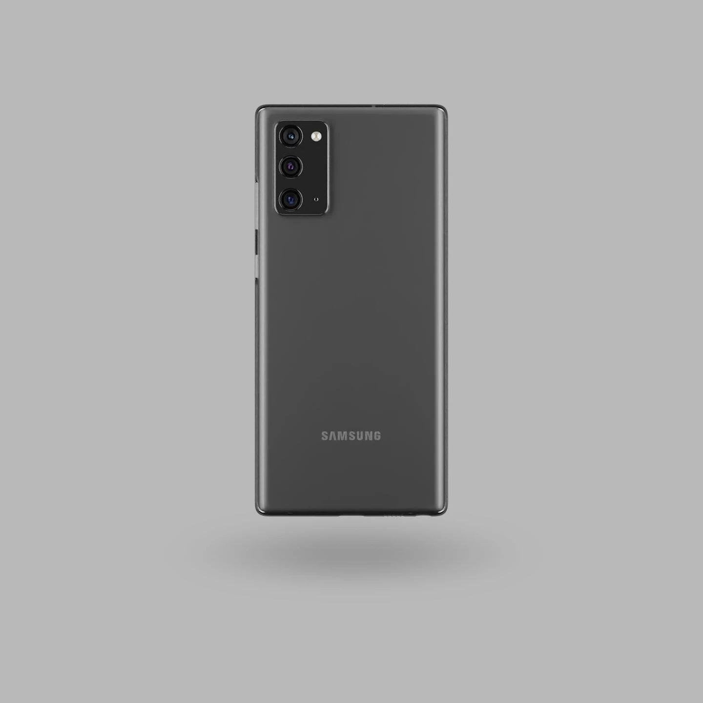 Samsung Note 20 Ultra İnce Telefon Kılıfı - Şeffaf | bastcase - Ön Yüzey Görünümü