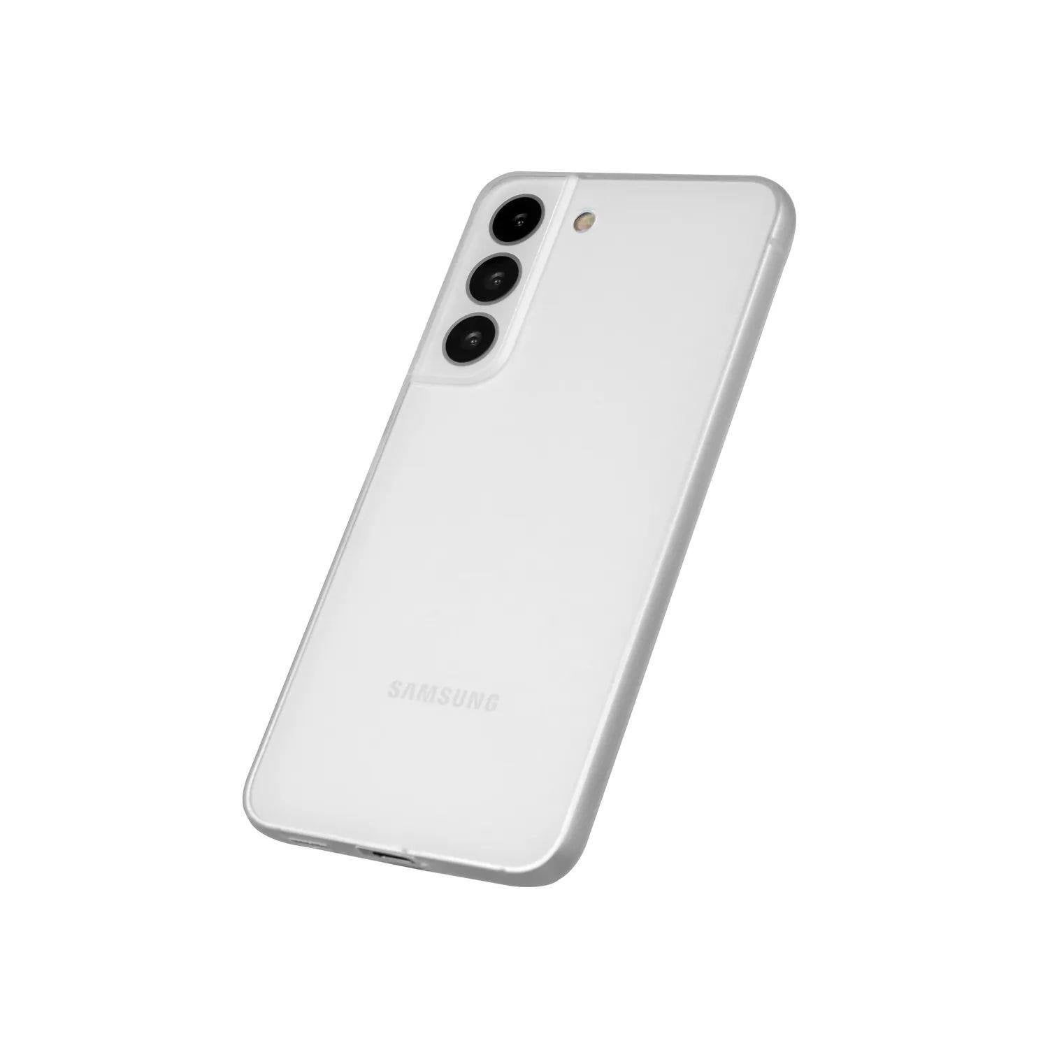 Samsung S21 Plus Ultra İnce Telefon Kılıfı - Beyaz | bastcase - Kamera Koruma Alanı