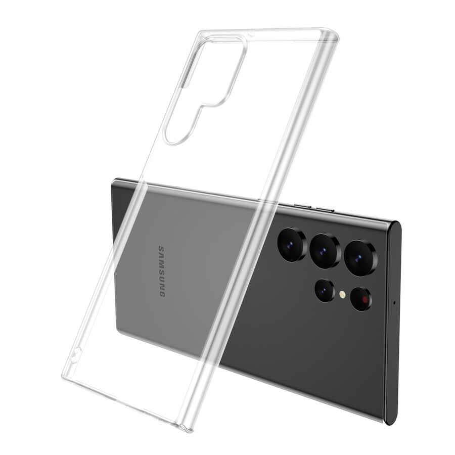 Samsung S22 Ultra Stark Telefon Kılıfı - Şeffaf | bastcase - Arka Yüzey Detayı