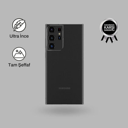 Samsung S22 Ultra  ile Uyumlu Ultra İnce Telefon Kılıfı