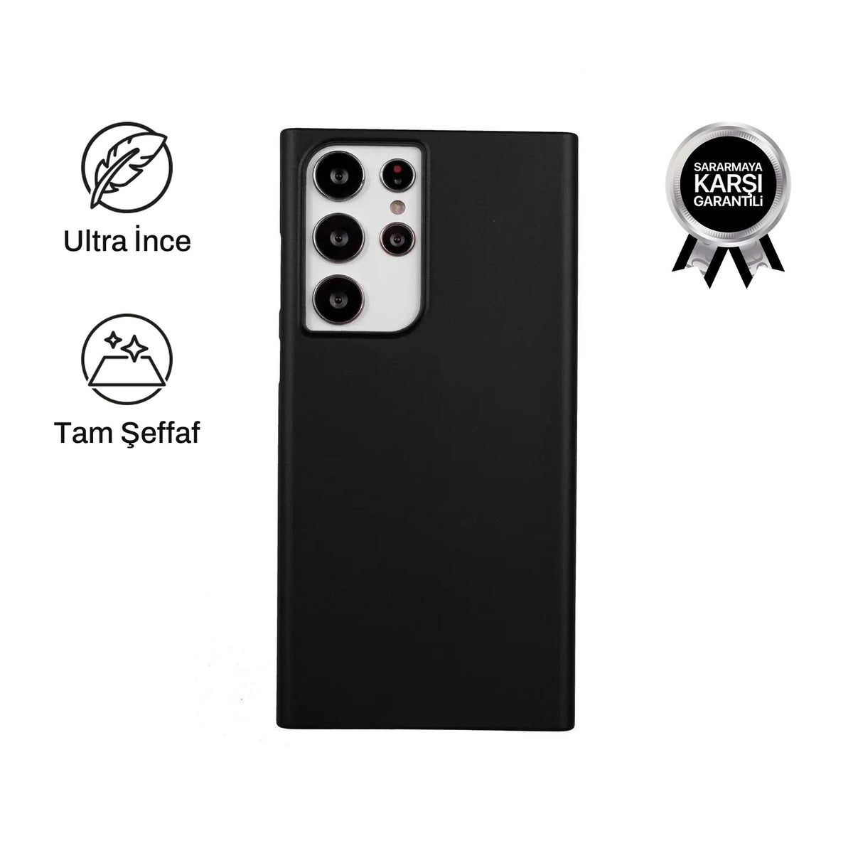Samsung S22 Ultra  ile Uyumlu Ultra İnce Telefon Kılıfı | bastcase