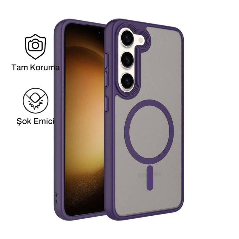 Samsung S23 ile Uyumlu Mat Bold Telefon Kılıfı | bastcase