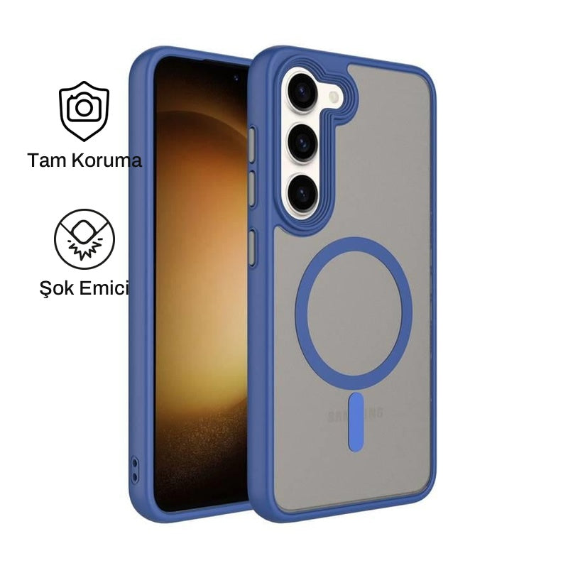 Samsung S23 ile Uyumlu Mat Bold Telefon Kılıfı | bastcase