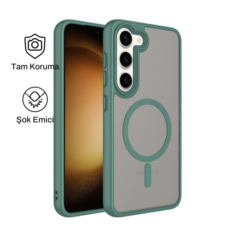 Samsung S23 ile Uyumlu Mat Bold Telefon Kılıfı | bastcase