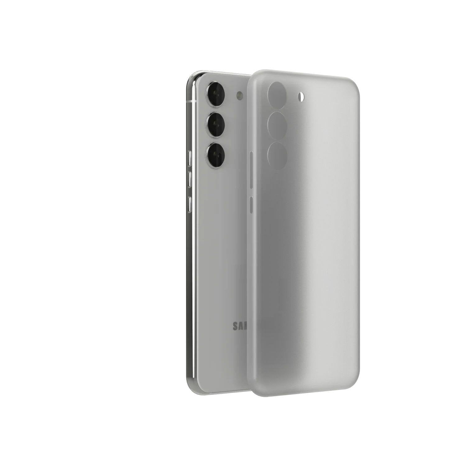 Samsung S23 Plus Ultra İnce Telefon Kılıfı - Beyaz | bastcase - Alt Port Kesimleri