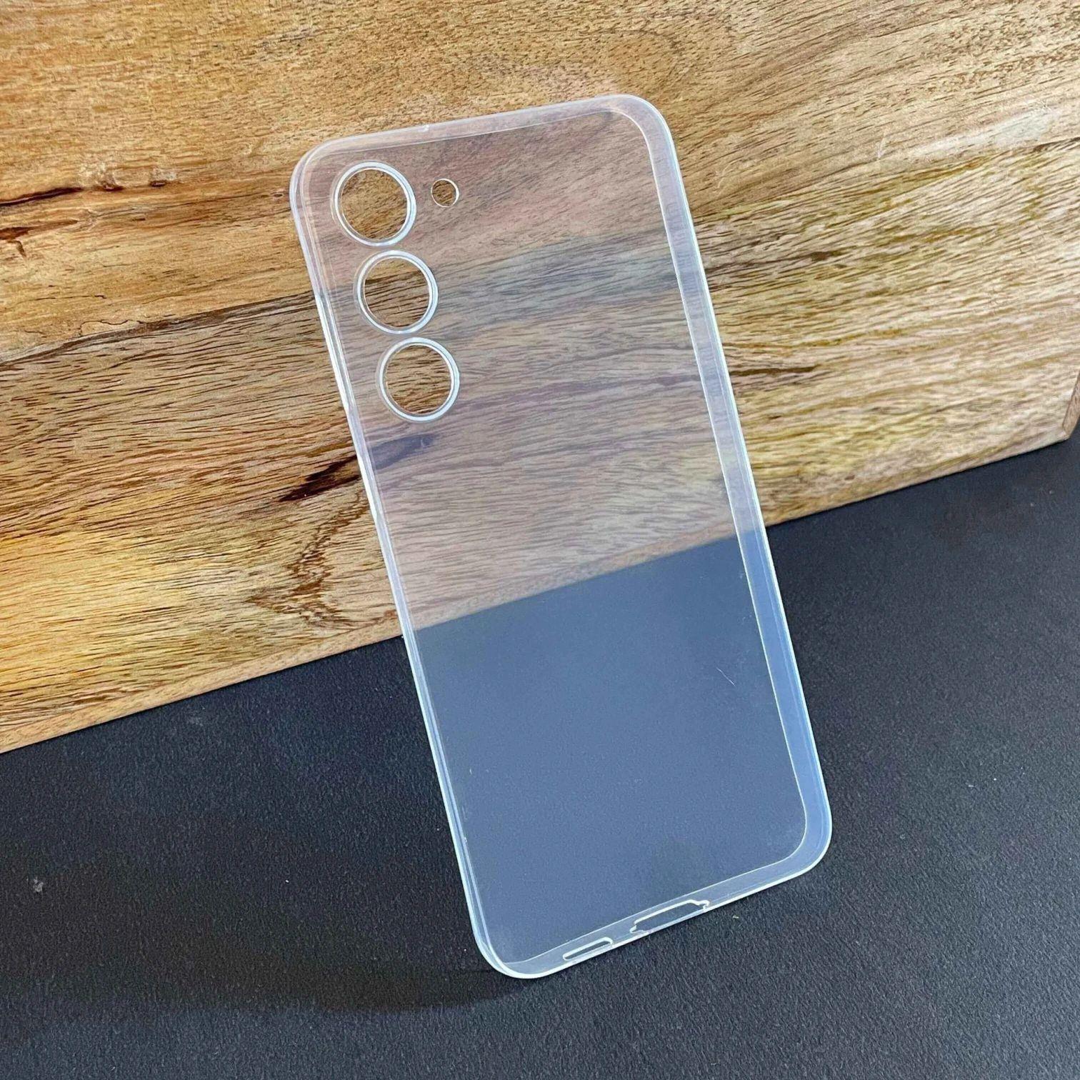 Samsung S23 Plus Ultra İnce Telefon Kılıfı - Şeffaf | bastcase - Arka Yüzey Detayı