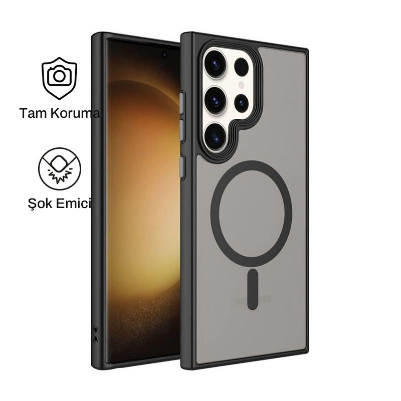 Samsung S23 Ultra ile Uyumlu Mat Bold Telefon Kılıfı | bastcase