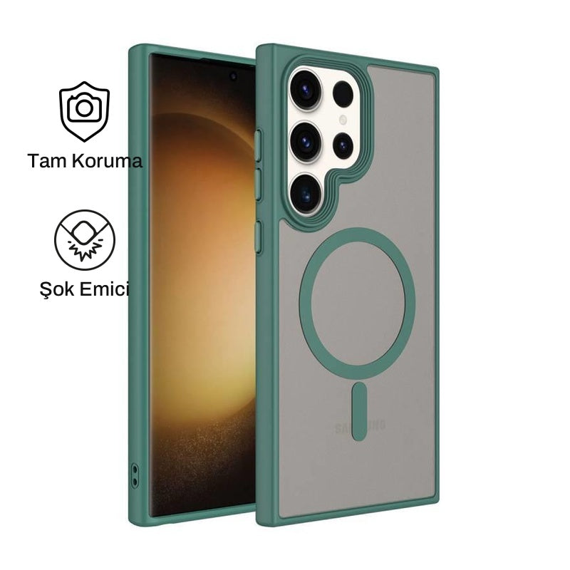 Samsung S23 Ultra ile Uyumlu Mat Bold Telefon Kılıfı | bastcase