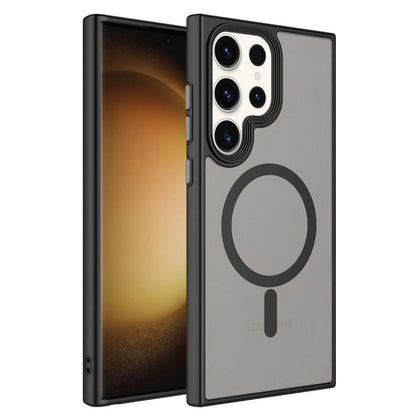 Samsung S23 Ultra ile Uyumlu Mat Bold Telefon Kılıfı