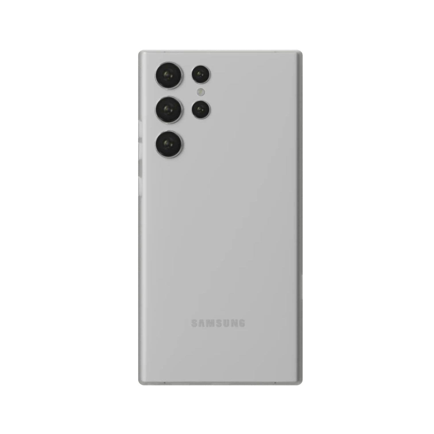 Samsung S23 Ultra Ultra İnce Telefon Kılıfı - Beyaz | bastcase - Ön Yüzey Görünümü