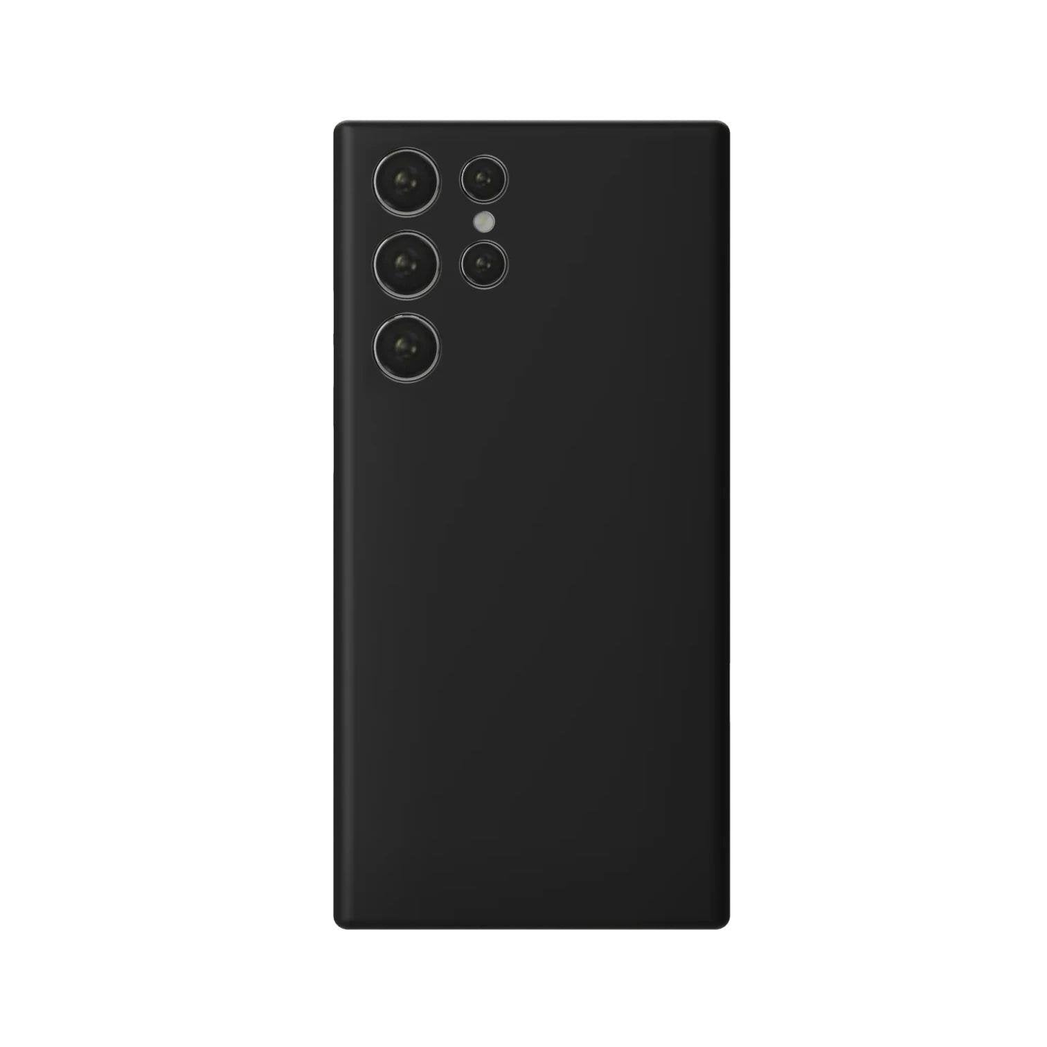 Samsung S23 Ultra Ultra İnce Telefon Kılıfı - Siyah | bastcase - Ön Yüzey Görünümü