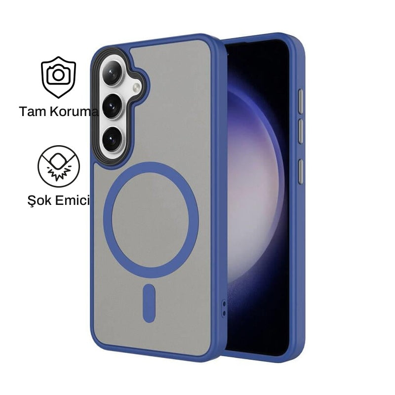 Samsung S24 ile Uyumlu Mat Bold Telefon Kılıfı | bastcase