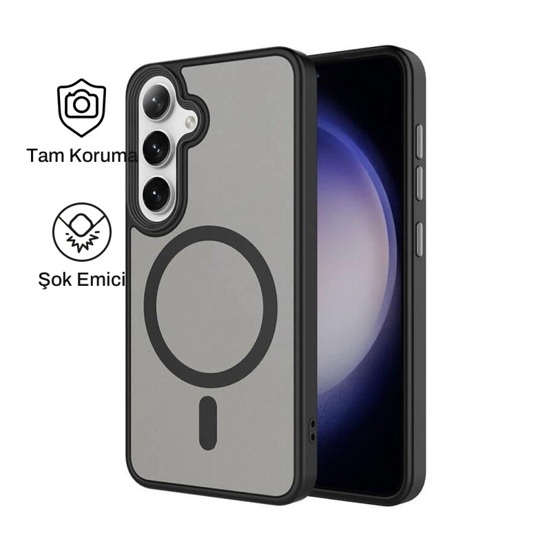 Samsung S24 ile Uyumlu Mat Bold Telefon Kılıfı | bastcase