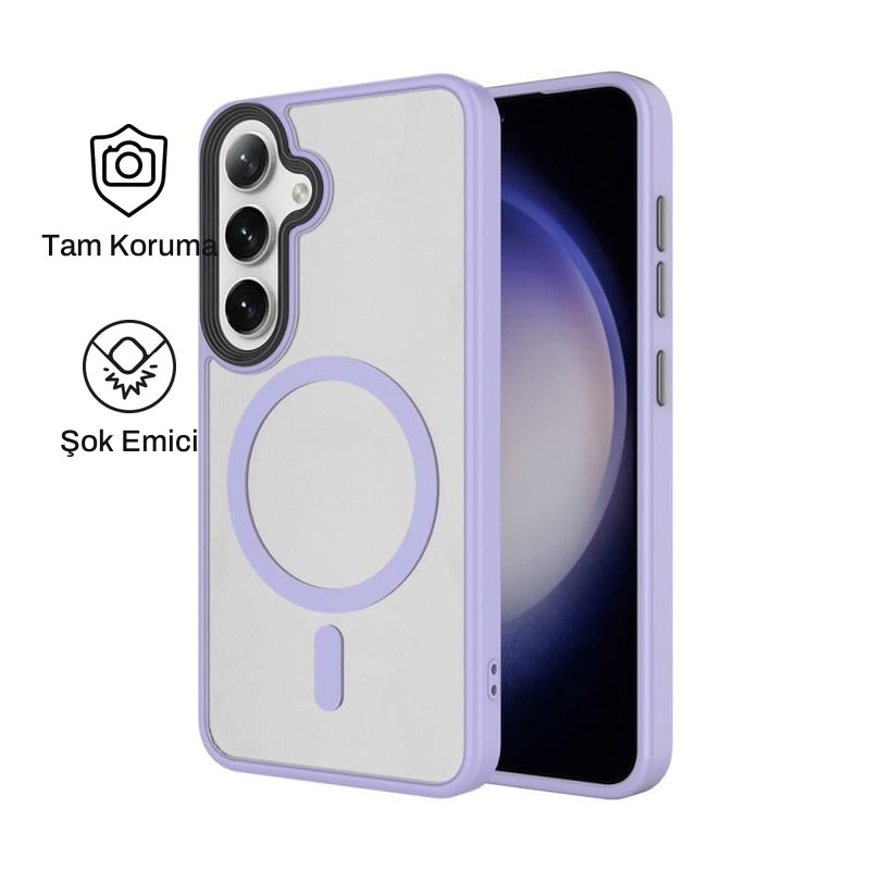 Samsung S24 Plus ile Uyumlu Mat Bold Telefon Kılıfı | bastcase