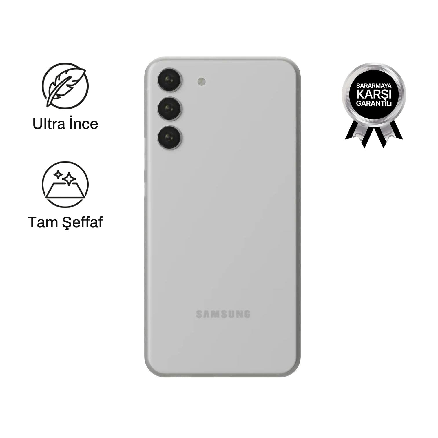Samsung S24 Plus  ile Uyumlu Ultra İnce Telefon Kılıfı | bastcase