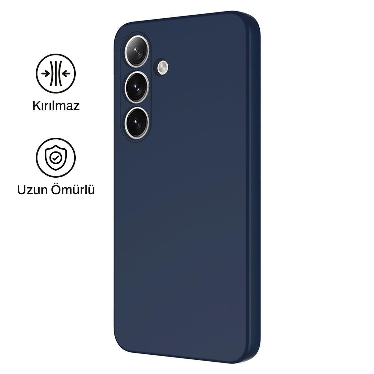 Samsung S24 ile Uyumlu Silikon Lansman Telefon Kılıfı | bastcase