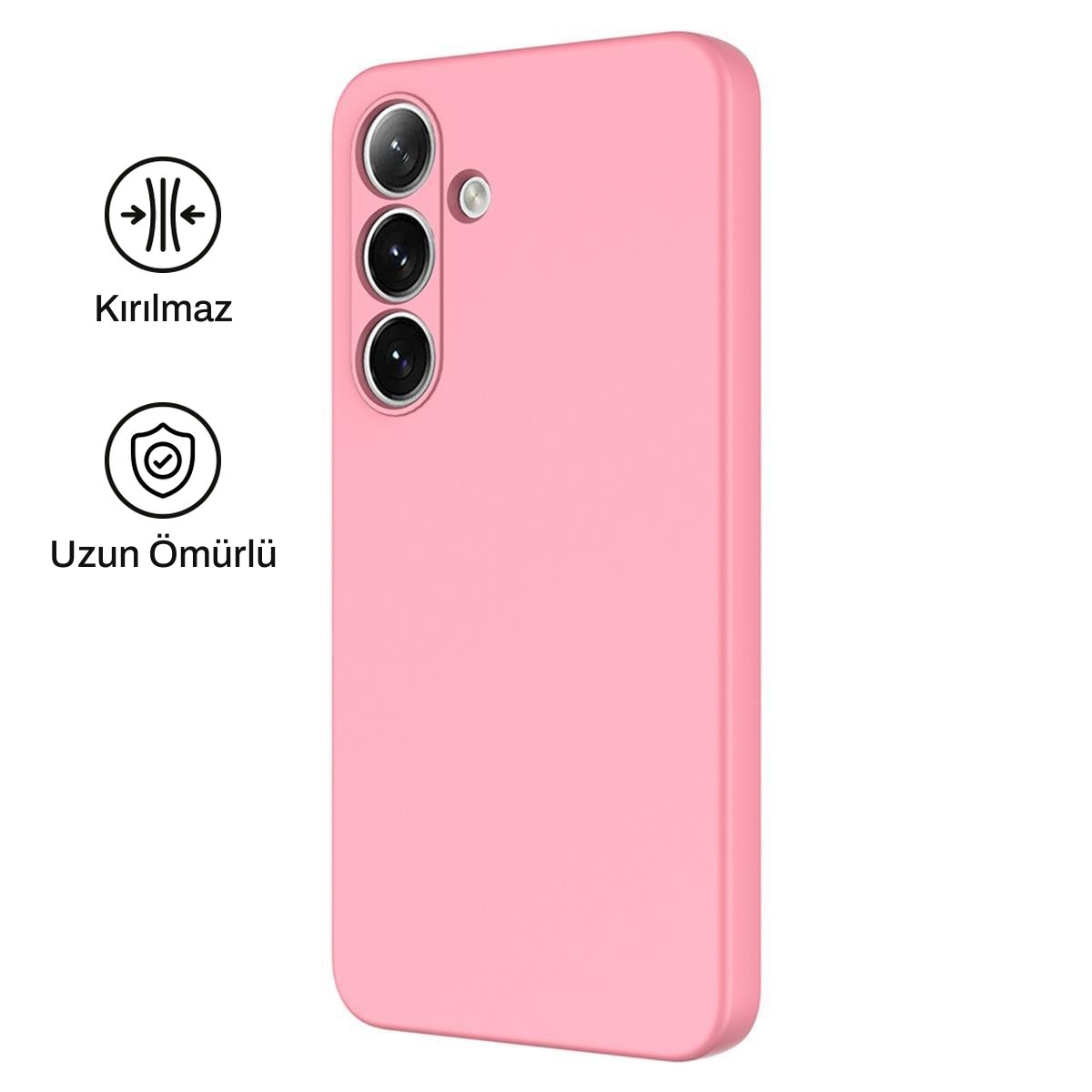 Samsung S24 ile Uyumlu Silikon Lansman Telefon Kılıfı | bastcase