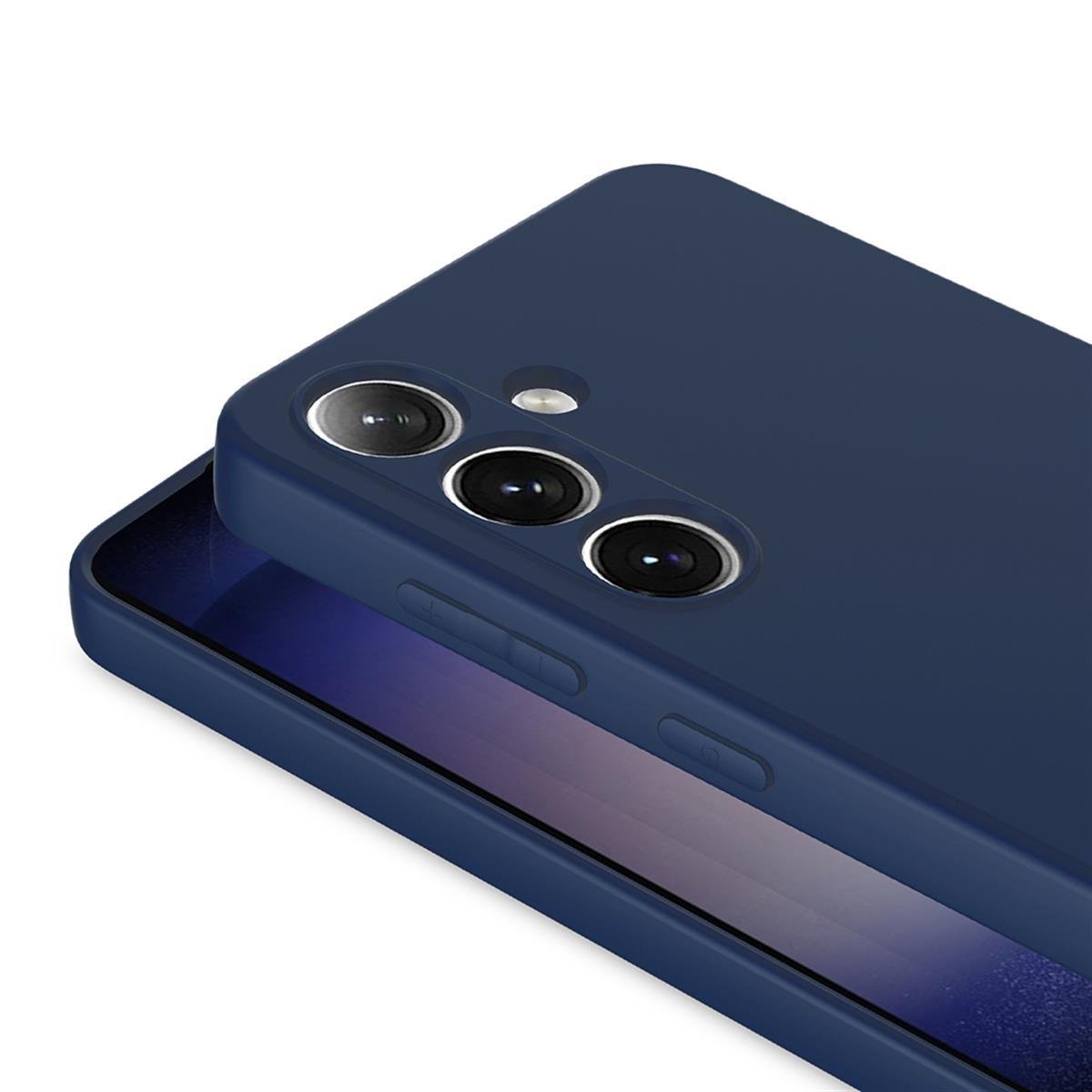 Samsung S24 Silikon Lansman Telefon Kılıfı - Lacivert | bastcase - Ön Yüzey Görünümü
