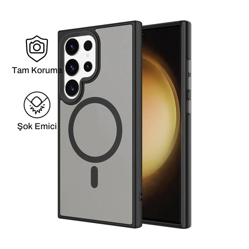 Samsung S24 Ultra ile Uyumlu Mat Bold Telefon Kılıfı | bastcase