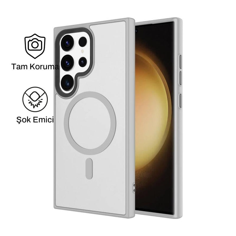 Samsung S24 Ultra ile Uyumlu Mat Bold Telefon Kılıfı | bastcase