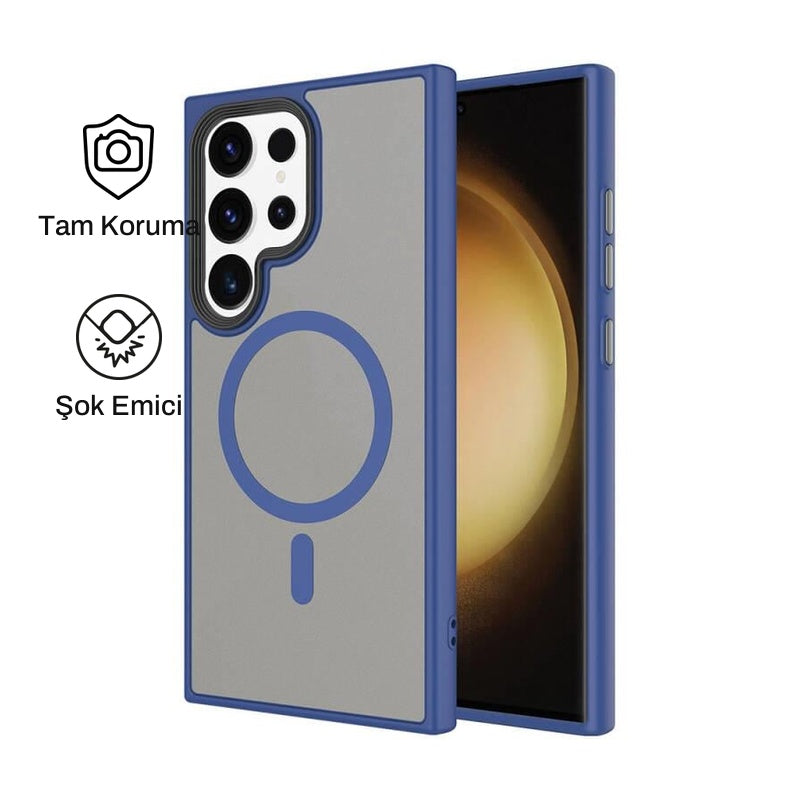 Samsung S24 Ultra ile Uyumlu Mat Bold Telefon Kılıfı | bastcase