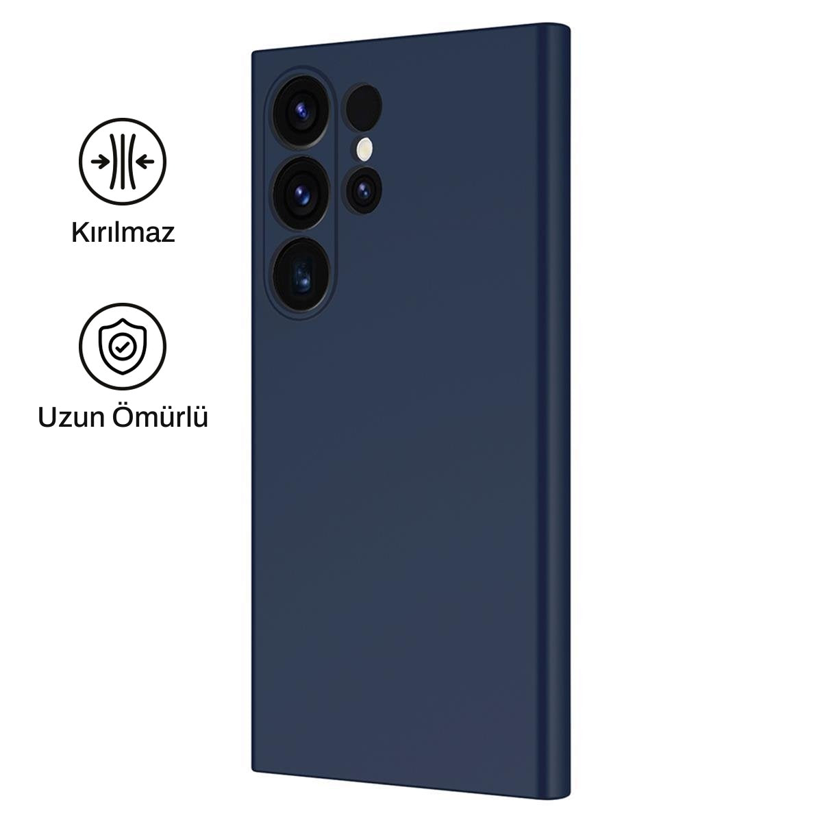 Samsung S24 Ultra ile Uyumlu Silikon Lansman Telefon Kılıfı | bastcase