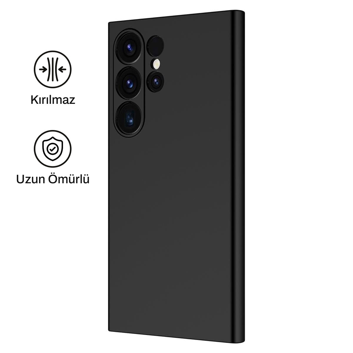 Samsung S24 Ultra ile Uyumlu Silikon Lansman Telefon Kılıfı | bastcase