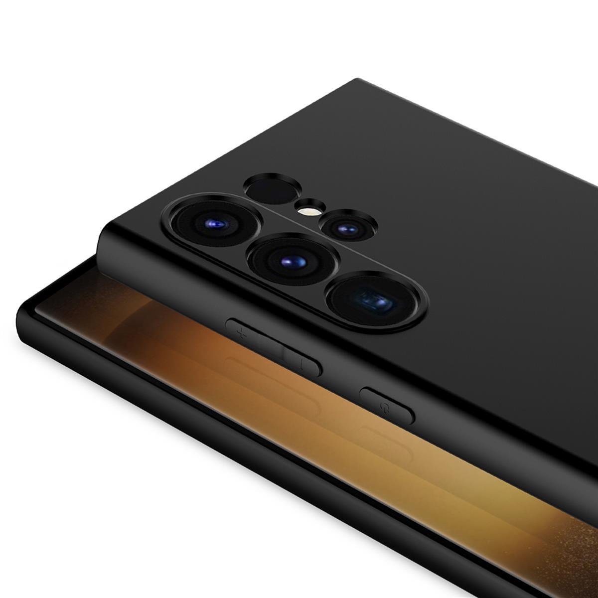 Samsung S24 Ultra Silikon Lansman Telefon Kılıfı - Siyah | bastcase - Yan Profil İnceliği