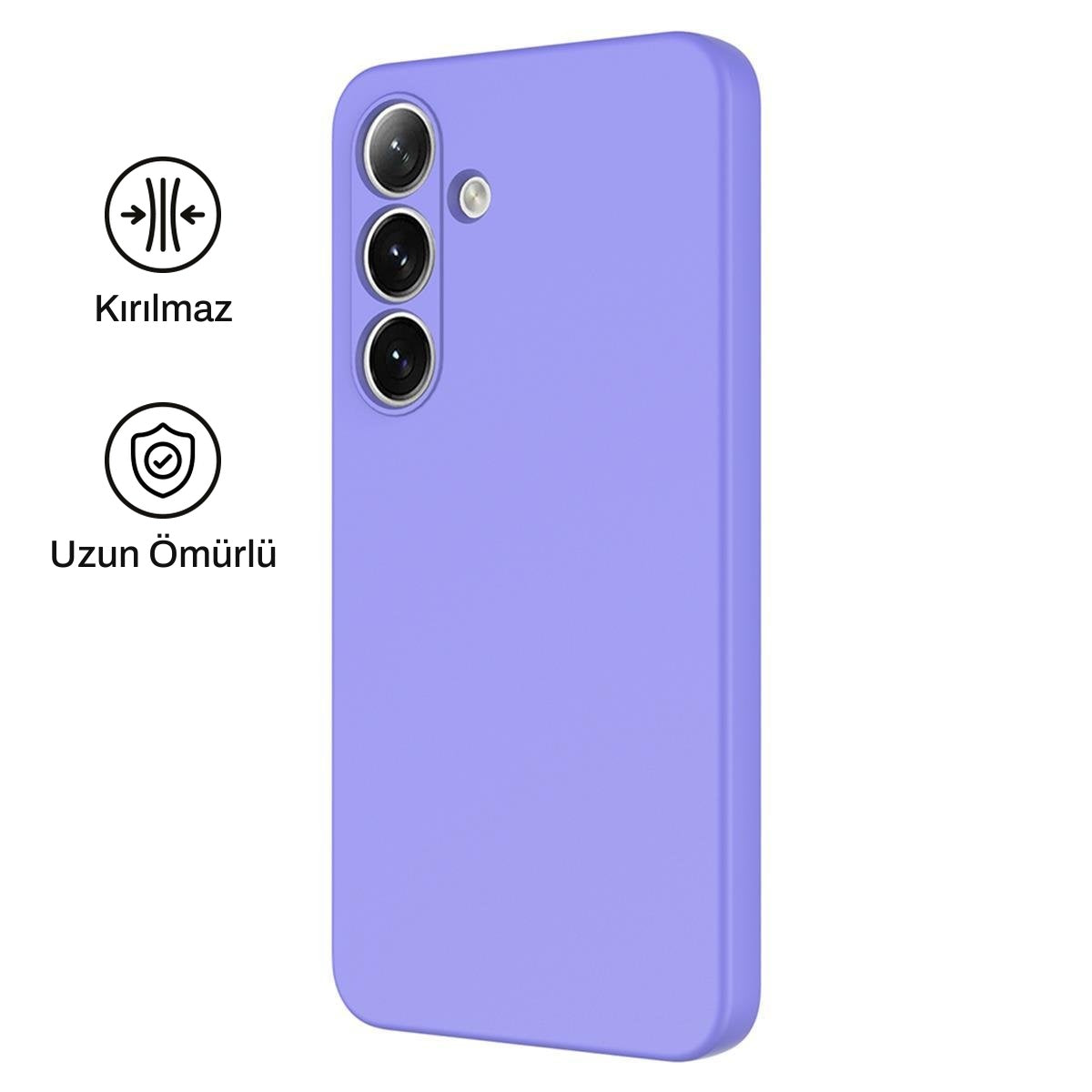 Samsung S25 Plus ile Uyumlu Silikon Lansman Telefon Kılıfı | bastcase