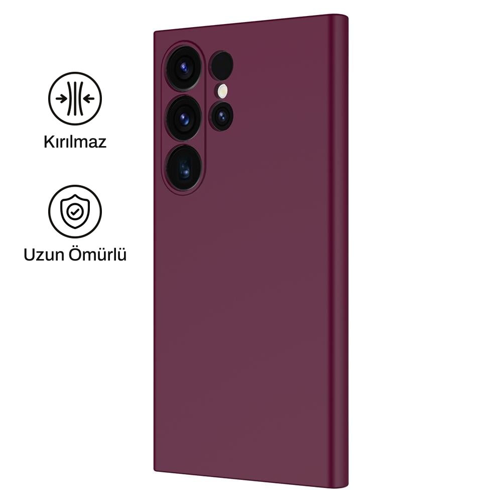 Samsung S25 Ultra ile Uyumlu Silikon Lansman Telefon Kılıfı | bastcase