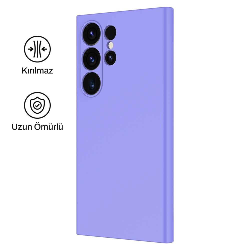 Samsung S25 Ultra ile Uyumlu Silikon Lansman Telefon Kılıfı | bastcase