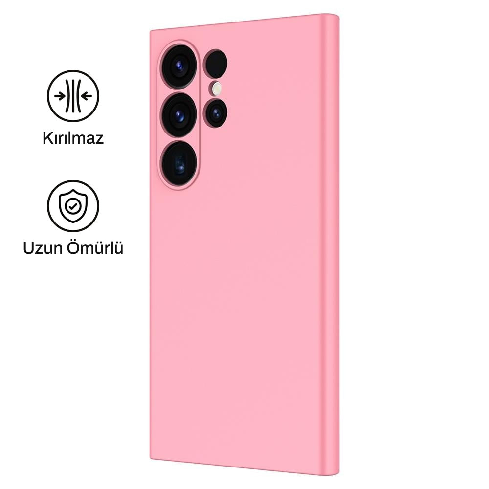 Samsung S26 Ultra ile Uyumlu Silikon Lansman Telefon Kılıfı | bastcase
