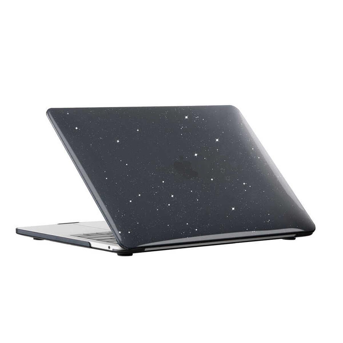 MacBook Pro 16.2'' M1-M2-M3 2021-2023 Simli Siyah Kılıf