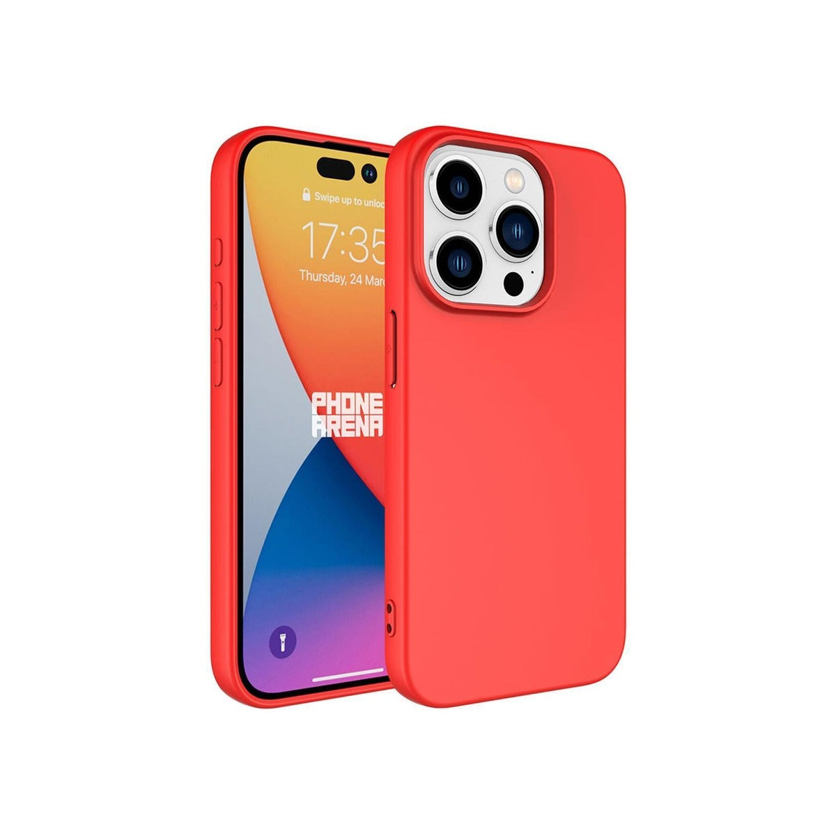 iPhone 13 Pro Max ile Uyumlu Silikon Lansman Telefon Kılıfı