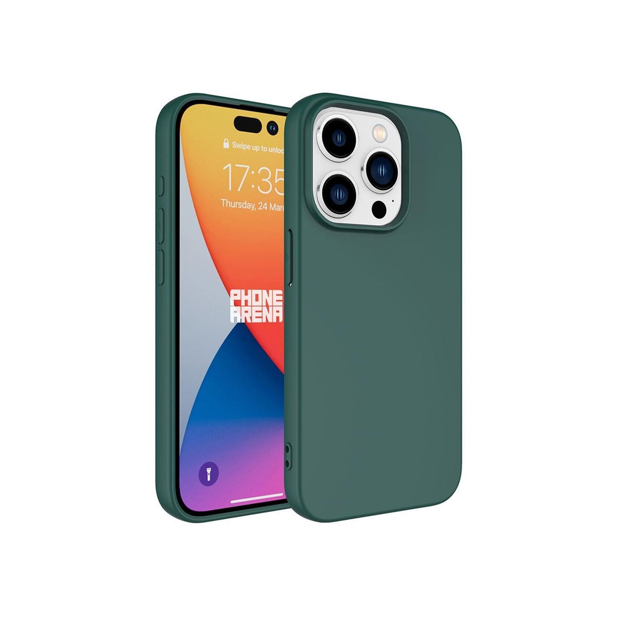 iPhone 13 Pro Max ile Uyumlu Silikon Lansman Telefon Kılıfı