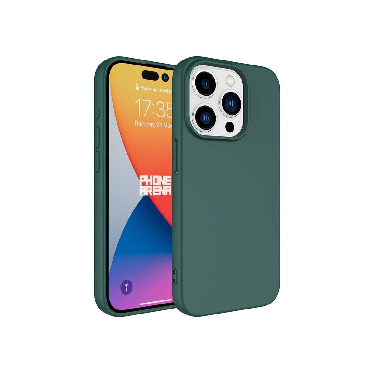 iPhone 13 Pro ile Uyumlu Silikon Lansman Telefon Kılıfı