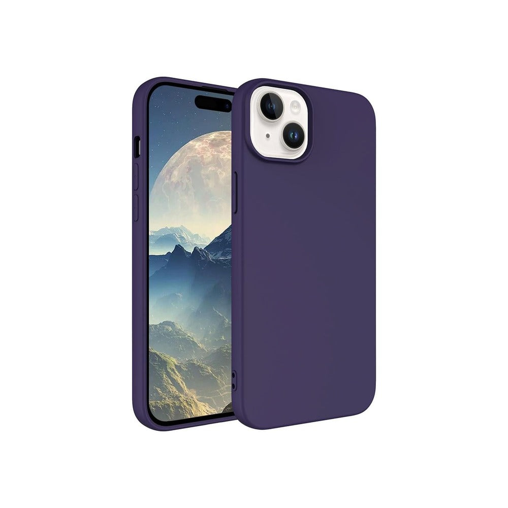 iPhone 15 Plus ile Uyumlu Silikon Lansman Telefon Kılıfı