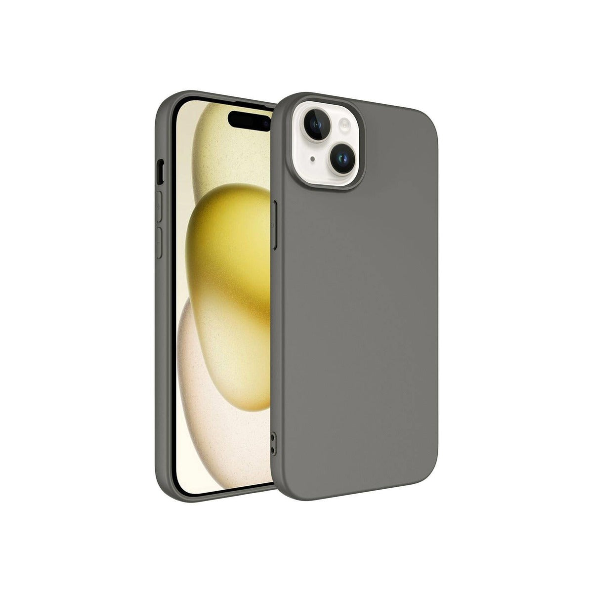 iPhone 15 Plus ile Uyumlu Silikon Lansman Telefon Kılıfı
