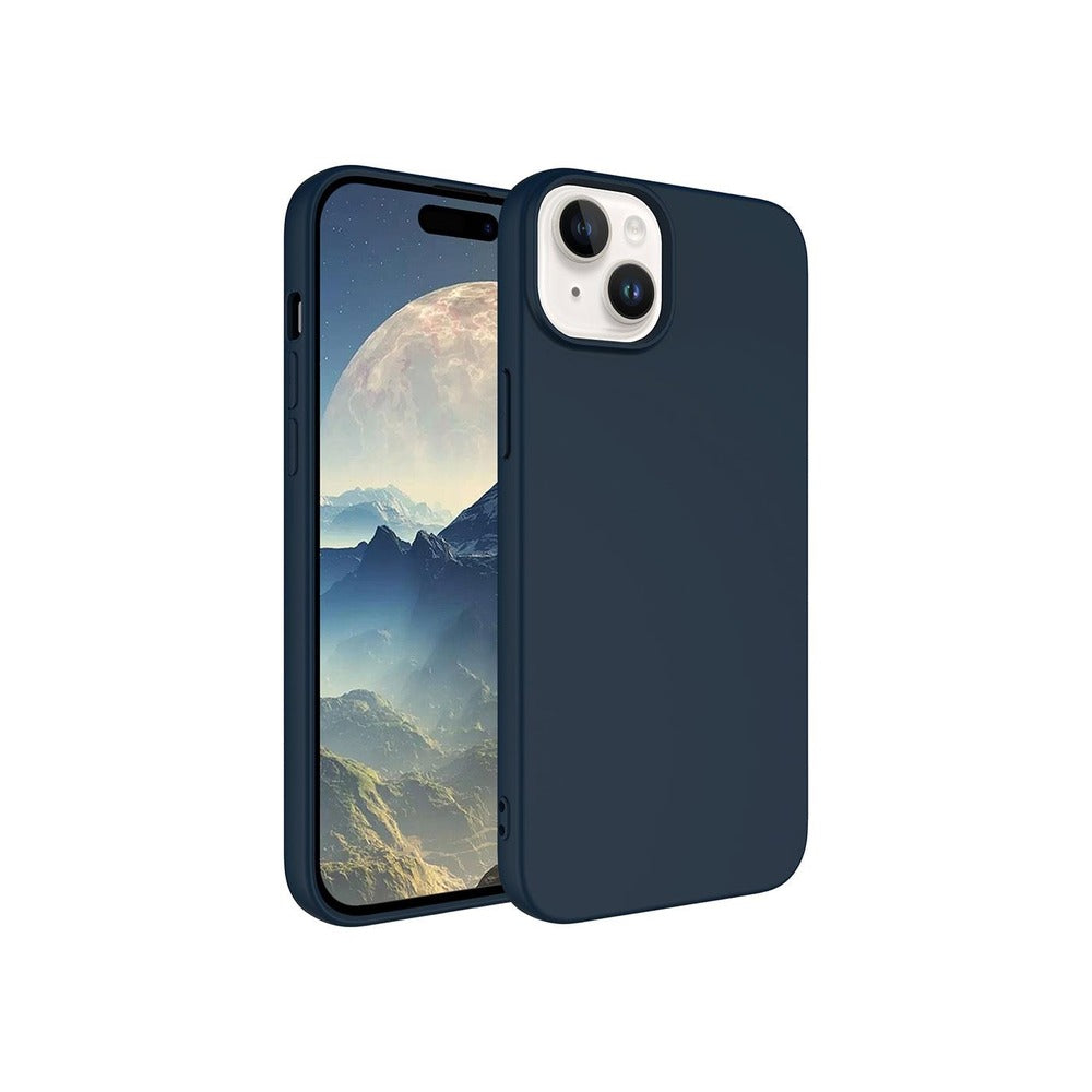 iPhone 15 Plus ile Uyumlu Silikon Lansman Telefon Kılıfı