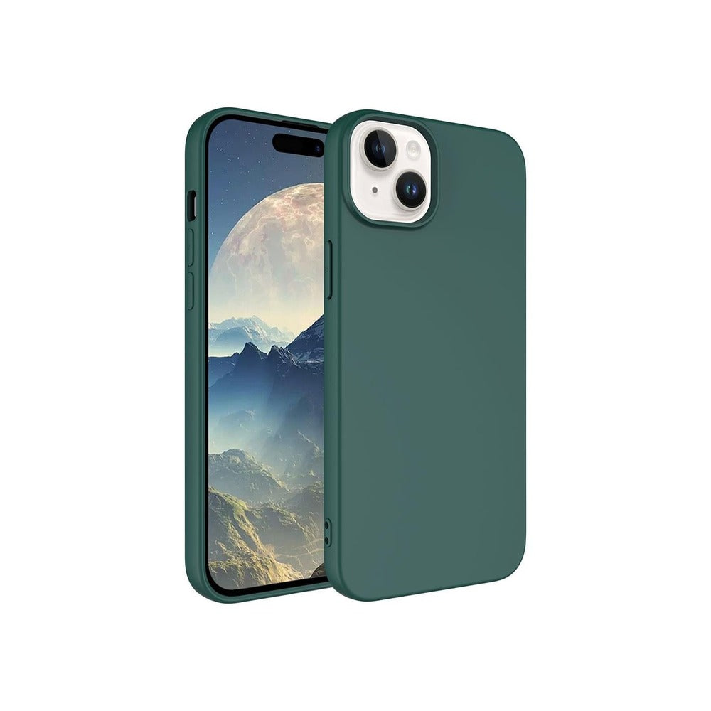 iPhone 15 Plus ile Uyumlu Silikon Lansman Telefon Kılıfı