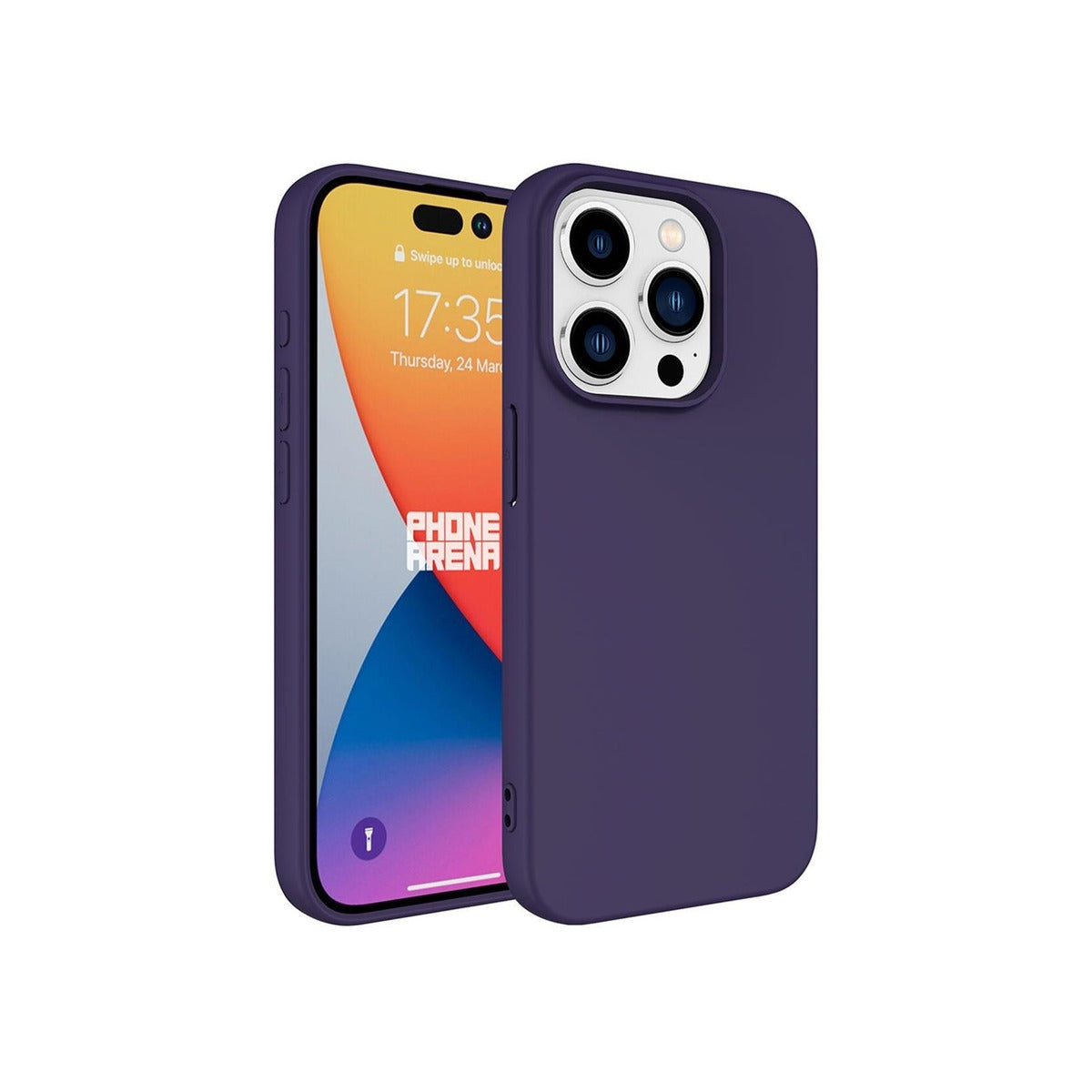 iPhone 15 Pro ile Uyumlu Silikon Lansman Telefon Kılıfı