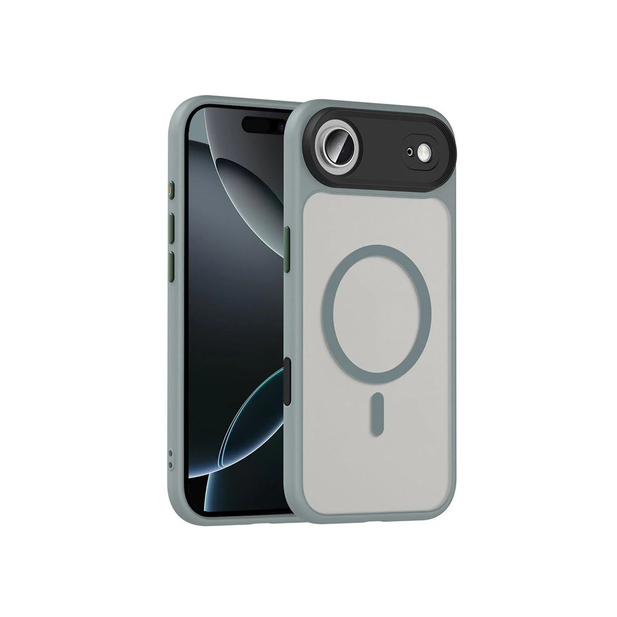 iPhone 17 Air ile Uyumlu Mat Bold Telefon Kılıfı