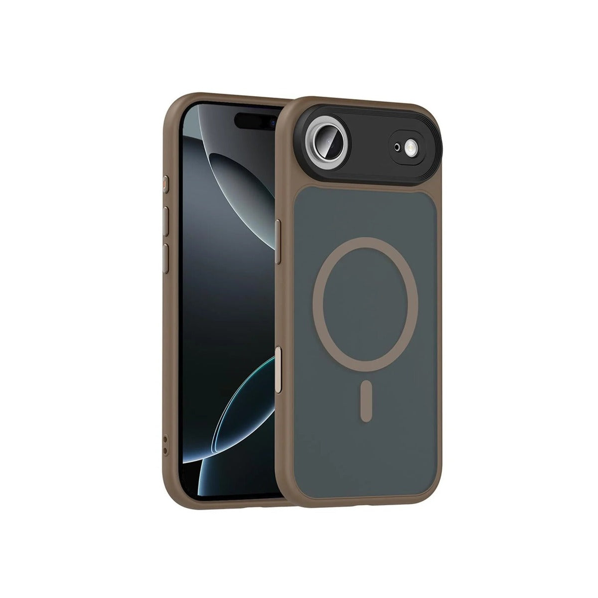 iPhone 17 Air ile Uyumlu Mat Bold Telefon Kılıfı