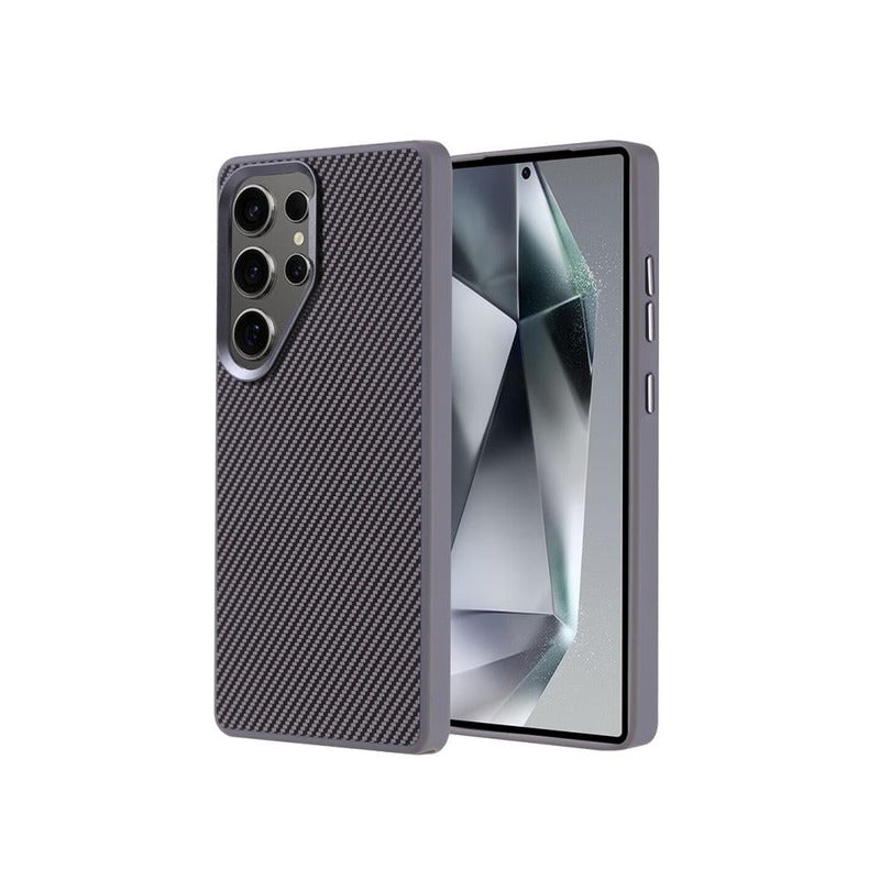 Samsung S25 Ultra ile Uyumlu Carbon Telefon Kılıfı